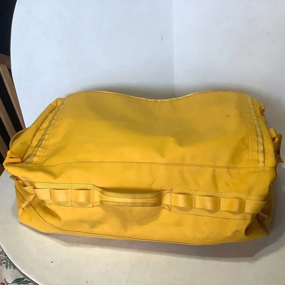 Baboon to the Moon Waterproof Large Travel Duffel Bag Yellow 22